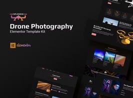Splendid – Drone Photography Elementor Template Kit