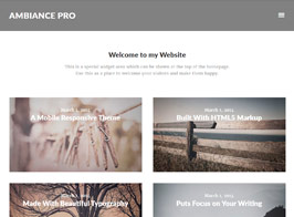 Studiopress Ambiance Pro Theme