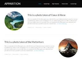 Studiopress Apparition Child Theme