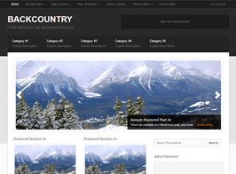 Studiopress Backcountry Child Theme