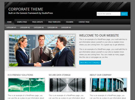 Studiopress Corporate Child Theme