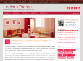 Studiopress Luscious Child Theme