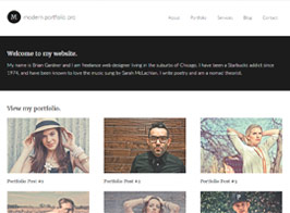 Studiopress Modern Portfolio Pro Theme