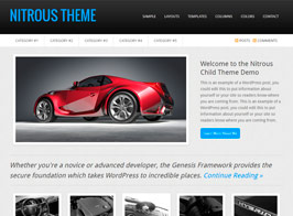 Studiopress Nitrous Child Theme