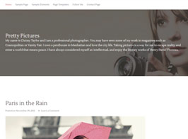Studiopress Pretty Pictures Child Theme