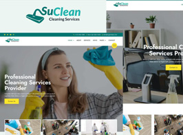 SuClean – Cleaning Services Elementor Template Kit