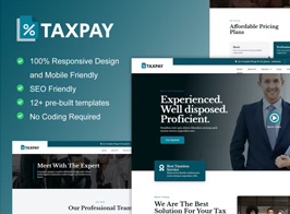 TaxPay – Advisor & Financial Consulting Elementor Template Kit