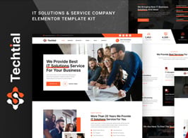 Techtial – IT Solutions & Services Company Elementor Template Kit