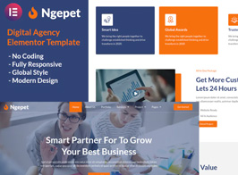 Ngepet – Creative Agency Company Elementor Template Kit