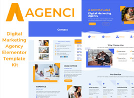 Agenci – Digital Marketing Agency Elementor Template Kit