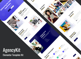 AgencyKit – Portfolio Elementor Template Kit
