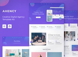 AHENCY – Creative Digital Agency Elementor Template Kit