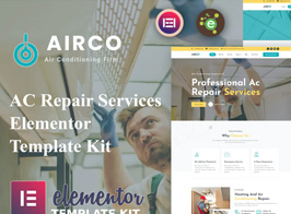 Airco – AC Repair Services Elementor Template Kit