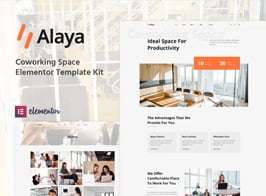 Alaya – Coworking Space Elementor Template Kit