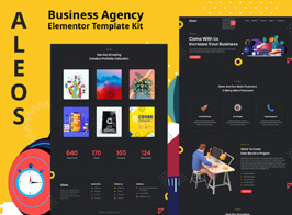 Aleos – Business Agency Elementor Template Kit