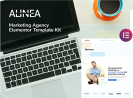 Alinea – Marketing Agency Elementor Template Kit