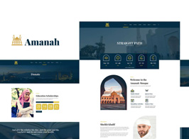 Amanah – Mosque & Islamic Center Elementor Template Kit