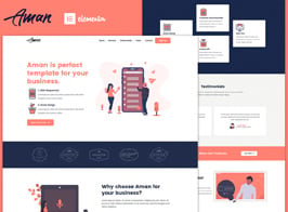 Aman — Multipurpose Elementor Template Kit