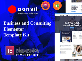 Aonsil – Business & Consulting Elementor Template Kit