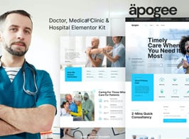 Apogee — Medical Clinic & Hospital Elementor Template Kit
