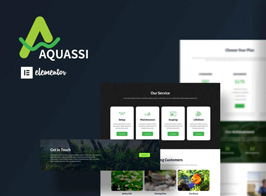 Aquassi – Aquascape Shop Elementor Template Kit