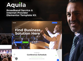 Aquila – Webinar & Digital Conference Elementor Template Kit