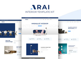 Arai | Interior & Furniture Elementor Template kit