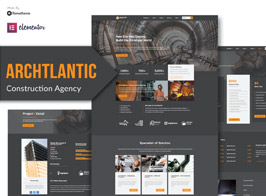 Archtlantic – Construction Agency Elementor Template Kit