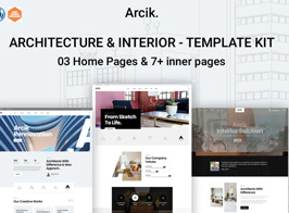 Arcik – Architecture & Interior Elementor Template Kit