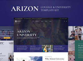 Arizon – College & University Elementor Template Kit