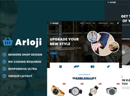 Arloji – Modern Hand Watch Shop eCommerce Elementor Template Kit