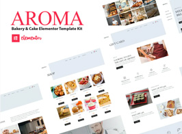 Aroma – Bakery & Cake Elementor Template Kit