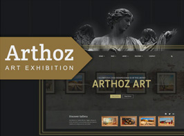 Arthoz – Art Exhibition Elementor Template kit