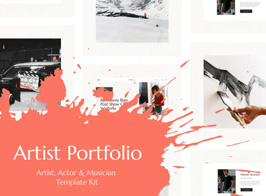 Artisio | Artist, Actor & Musician Elementor Template Kit