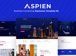 Aspien – Business Connecting Elementor Template Kit