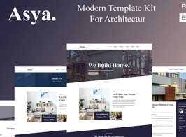 Asya – Modern Architecture Elementor Template Kit