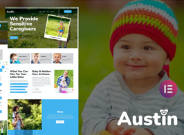 Austin – Baby Care Services Elementor Template Kit