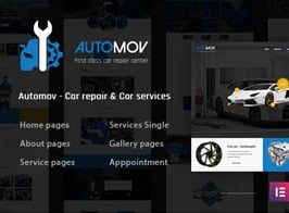 Automov – Car Repair & Services Elementor Template Kit