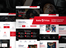 AutoTrics – Car Repair & Auto Service Elementor Template Kit