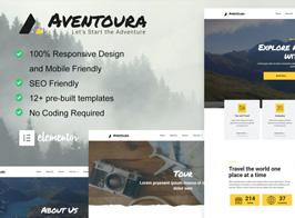 Aventoura – Travel & Tour Agency Elementor Template Kit