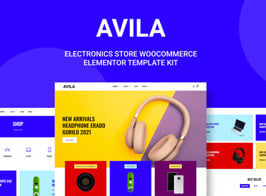 Avila – Electronic WooCommerce Elementor Template Kit