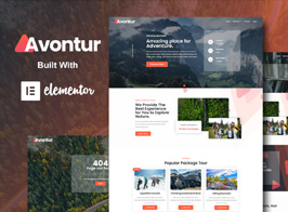 Avontur – Modern Tour & Travel Elementor Template Kit