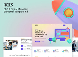 Axees – SEO & Digital Marketing Elementor Template Kit
