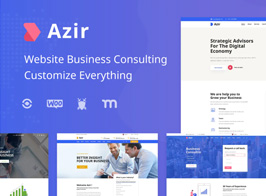 Azir | Finance Consulting Elementor Template Kit