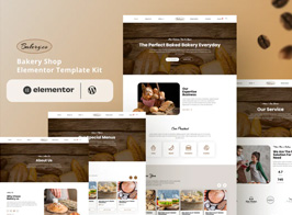 Bakery.co – Bakery Shop Elementor Template Kit