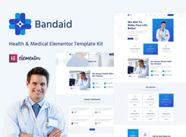 Bandaid – Health & Medical Elementor Template Kit