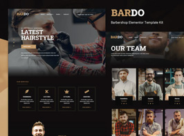Bardo – Gentleman Barbershop Elementor Template Kit