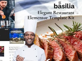 Basilia – Elegant Restaurant Elementor Template Kit