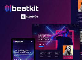BeatKit – Music Events Elementor Template Kit