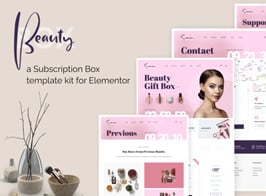 BeautyBox – Subscription Box Elementor Template Kit